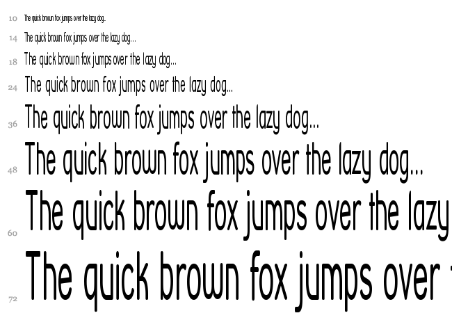 Street Corner font waterfall
